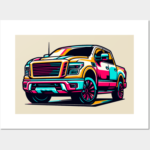 Nissan Titan Wall Art by Vehicles-Art